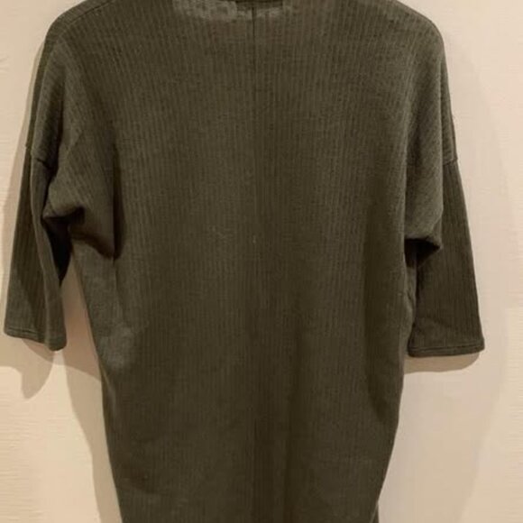 Olive Green Cardigan - Picture 2 of 3